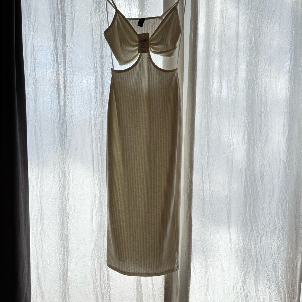 NWT Windsor Ivory Cutout Beach Summer Midi Dress - Picture 13 of 15